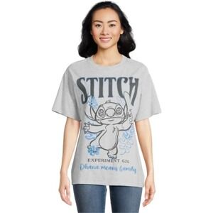 Disney Juniors XXL Stitch Experiment 626 Ohana Means Family Graphic T-Shirt NWOT